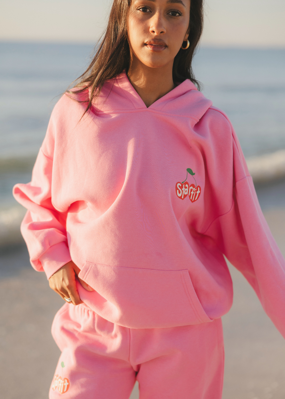 Pink Cherry Sweatshirt – STARFIT