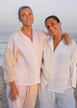 Tri-Stripe Pajama Set