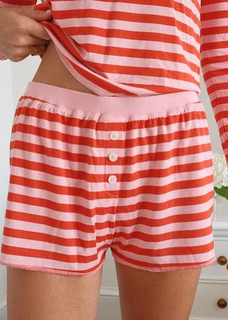 Striped Pajama Shorts