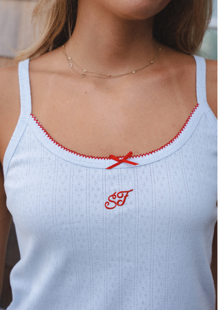 Coastal Pointelle Tank Top