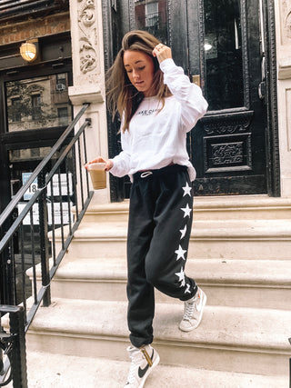 Black Star Side Sweats