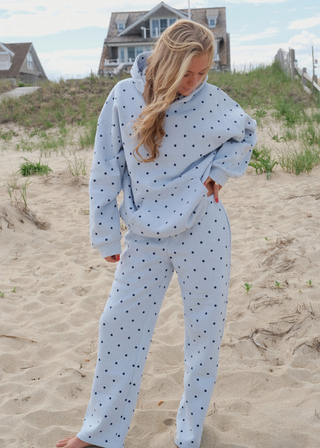 Polka Dot Open Sweats