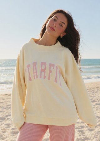 Sunset Varsity Mockneck