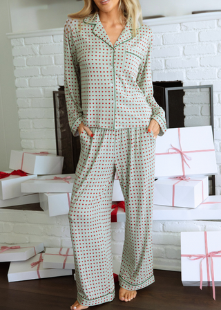 Holiday Hearts Pajama Set