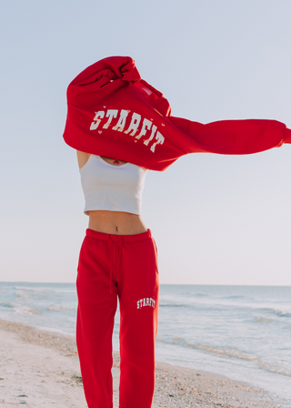 Varsity Hearts Open Sweatpants