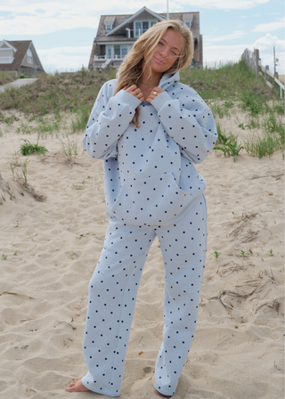 Polka Dot Open Sweats