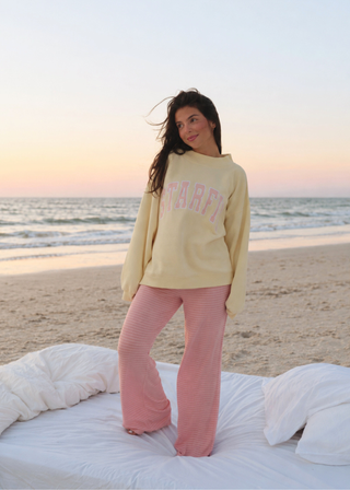Sunset Varsity Mockneck