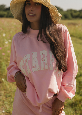 Floral Mockneck