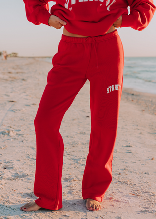 Varsity Hearts Open Sweatpants