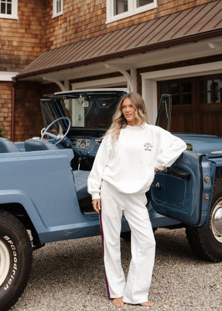 Side Stripe Americana Open Sweats
