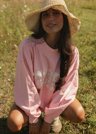 Floral Mockneck