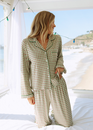 Holiday Hearts Pajama Set