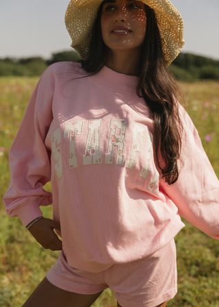 Floral Mockneck