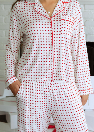 Holiday Hearts Pajama Set
