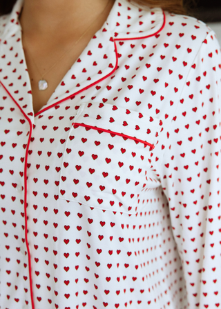 Holiday Hearts Pajama Set