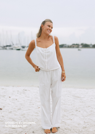 Poplin Cotton Pants