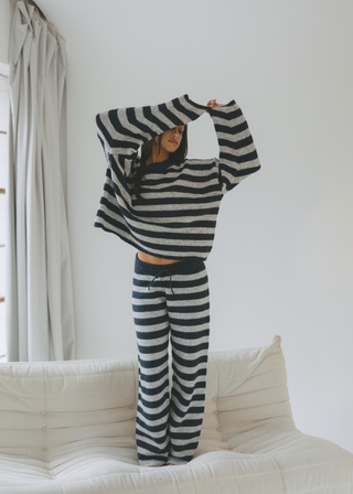 Striped Knit Pants