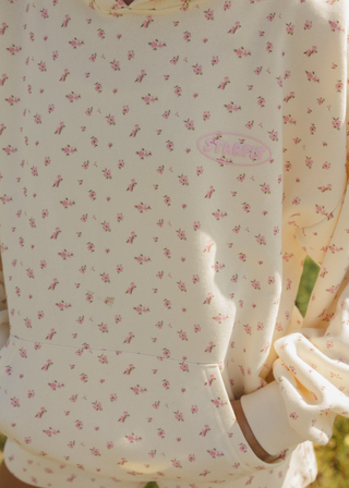 Puff Hoodie Floral