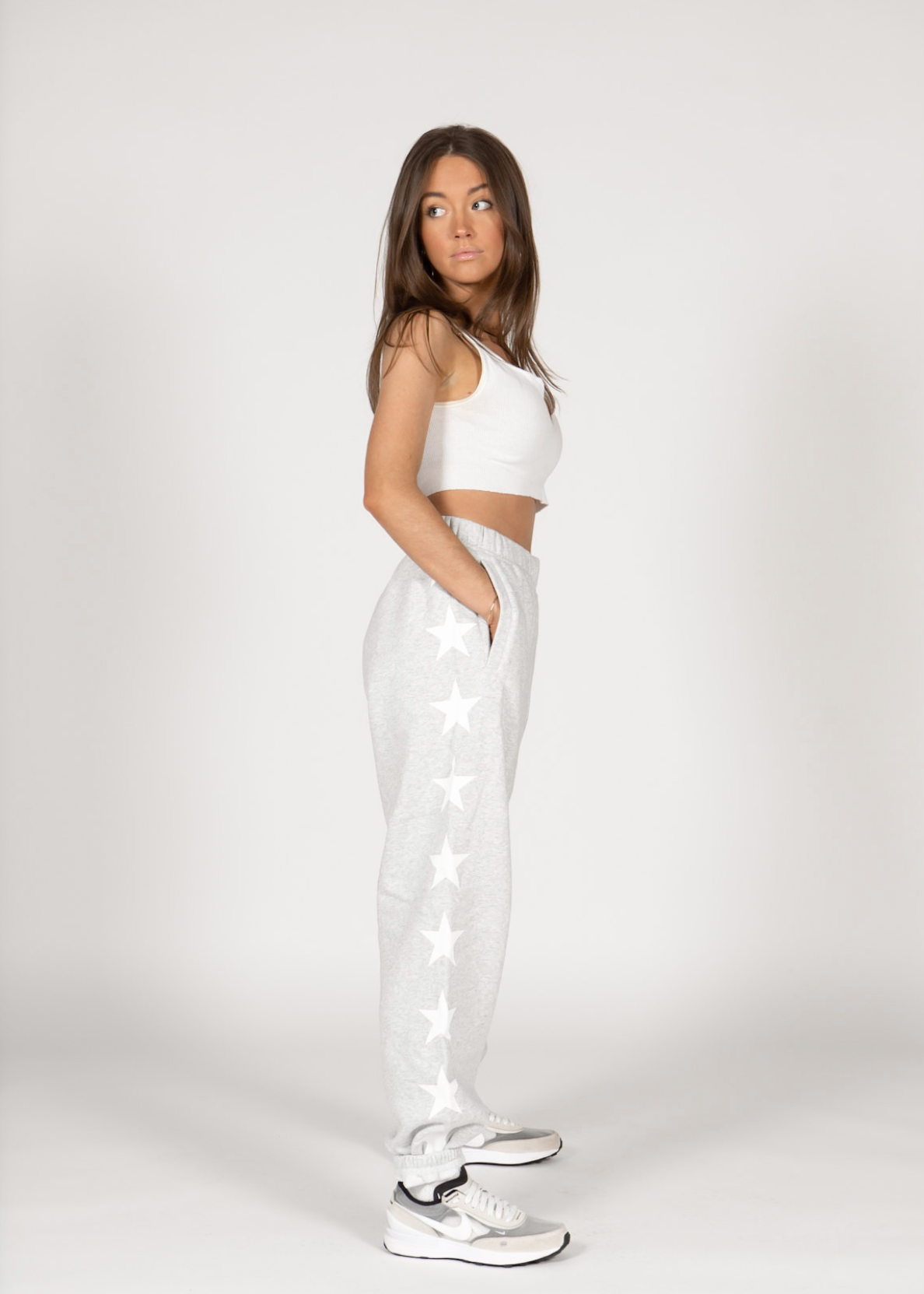 Gray Star Side Sweats STARFIT