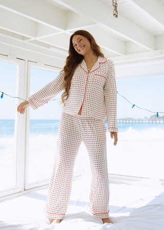 Holiday Hearts Pajama Set