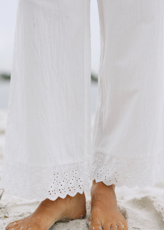 Poplin Cotton Pants