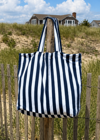 Striped Terry Tote Bag