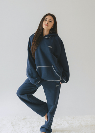 Contrast Open Sweats