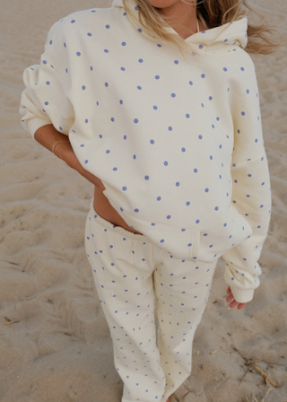 Polka Dot Open Sweats