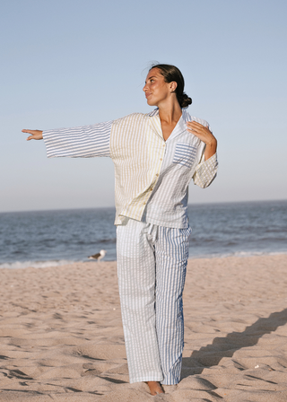 Tri-Stripe Pajama Set