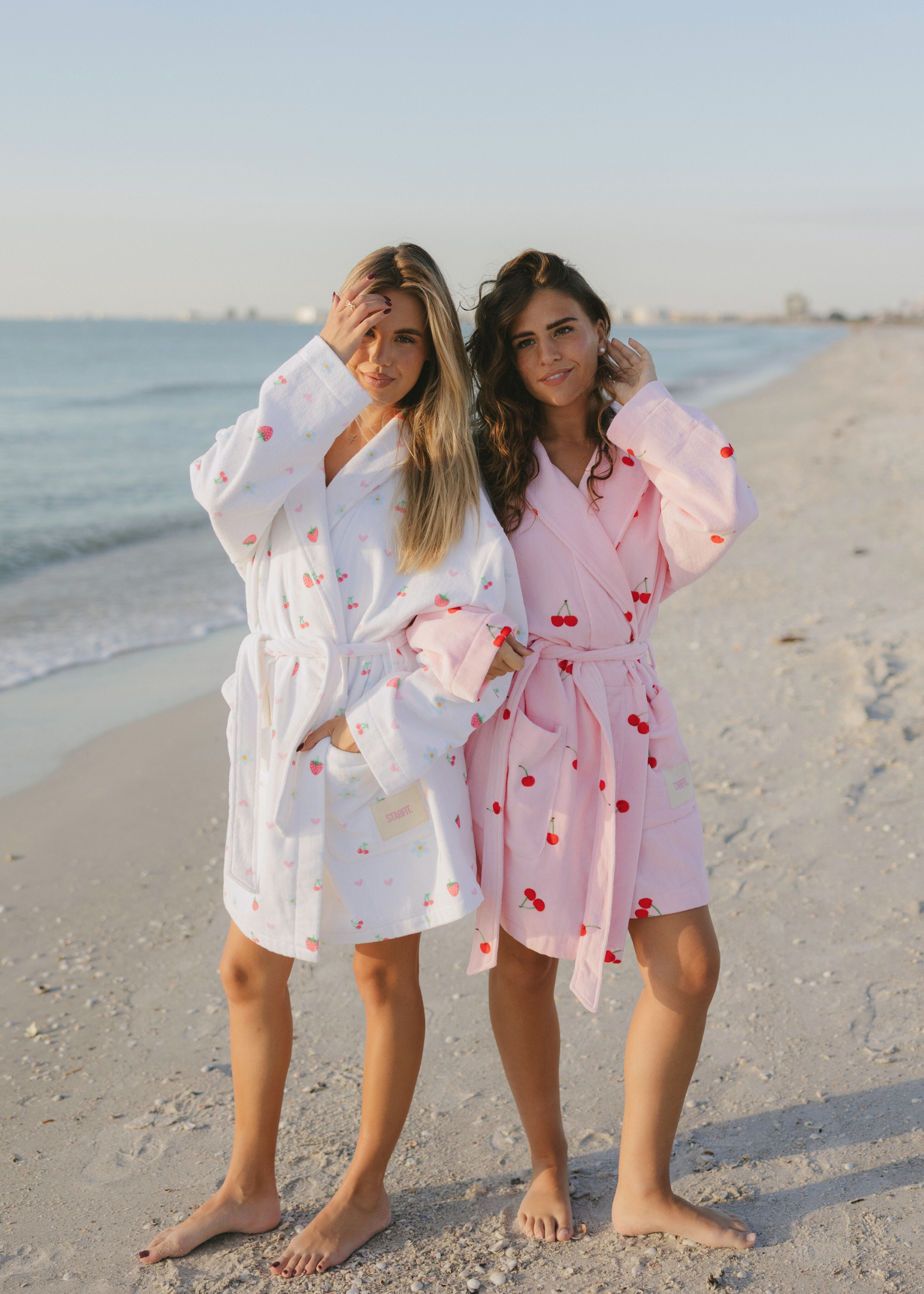 robe dress short Eberjey Women's Lara Lace Trim Robe - White