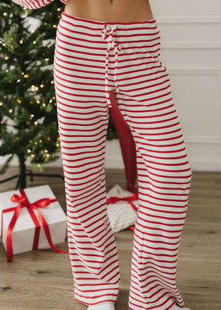 Striped Thermal Pants