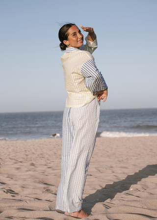 Tri-Stripe Pajama Set