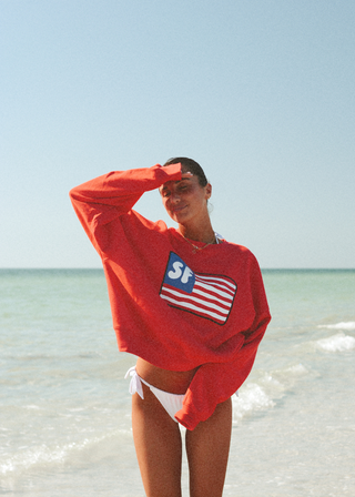 Americana Flag Crewneck