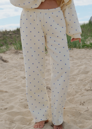Polka Dot Open Sweats