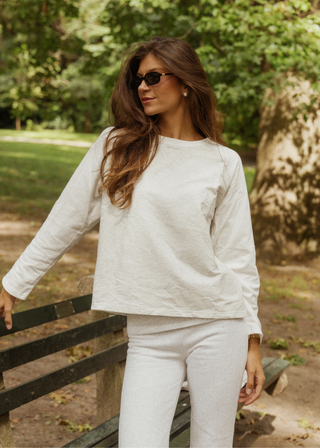 Long Sleeve Two-Tone Tee