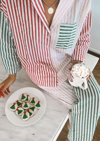 Holiday Tri-Stripe Pajamas