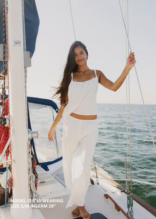 Poplin Cotton Pants