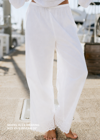 Poplin Cotton Pants